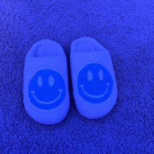 smiley face slippers
